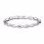 QSK171-10 Stackable Expressions Sterling Silver Stackable Expressions Rhodium Rice Bead Ring