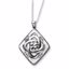 QSX242 Sentimental Expressions Sterling Silver Antiqued Family Blessings 18in Necklace