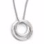 QW261-18 White Ice SS White Ice .02ct. Diamond Necklace