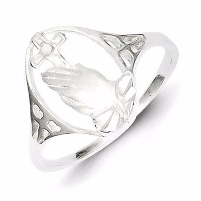 QR2368-6 Confirmation/Communion Sterling Silver Religious Ring