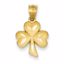 C1741 Celtic 14k Shamrock Charm