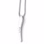 QW197-18 White Ice SS White Ice .02ct. Diamond Necklace