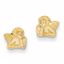 YE31 Confirmation/Communion 14k Polished Angel Post Earrings