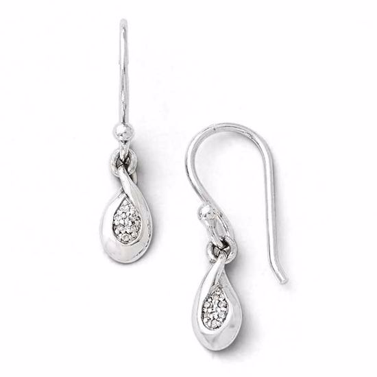 QW292 White Ice SS White Ice Diamond Earrings