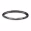 QSK185-7 Stackable Expressions Sterling Silver Stackable Expressions Black-plated Step-down Ring