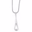 QW302-18 White Ice SS White Ice Diamond Necklace