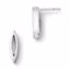 QW196 White Ice SS White Ice .02ct. Diamond Earrings