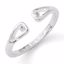 QW286-8 White Ice SS White Ice .01ct. Diamond Ring