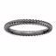 QSK197-7 Stackable Expressions Sterling Silver Stackable Expressions Black-plated Twisted Ring