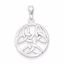 QC3876 Celtic Sterling Silver Celtic Knot Pendant