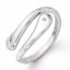 QW285-7 White Ice SS White Ice .01ct. Diamond Ring