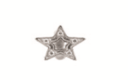 1175 Shiny Star -  Sterling Silver