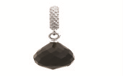 1301-2 Mysterious Drop - Sterling Silver - Black