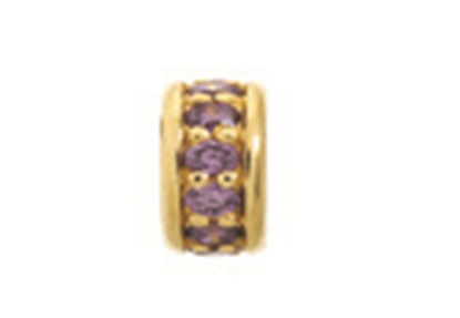 1600-1 Dreamy Dot 18K Gold Plated - Purple