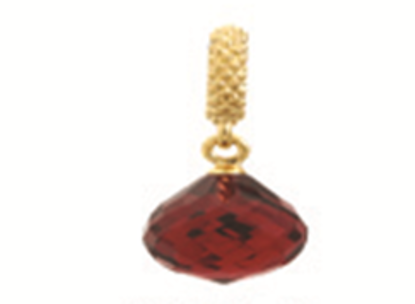 1801-3 Mysterious Drop - 18K Gold Plated - Red