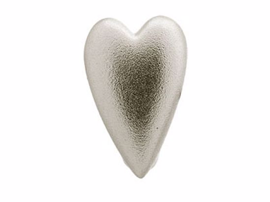 41204 Brushed Heart Silver