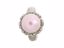 41250-4 Rose Pearl Flower Silver
