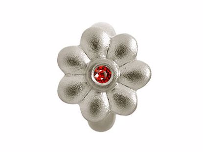 41256-5 Garnet Flower Dream Silver