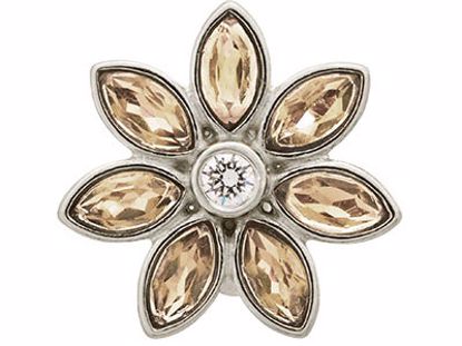 41451-3 Big Champagne Flower Silver