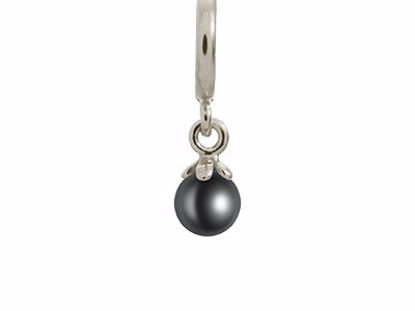 43271-2 Black Pearl Ball Silver