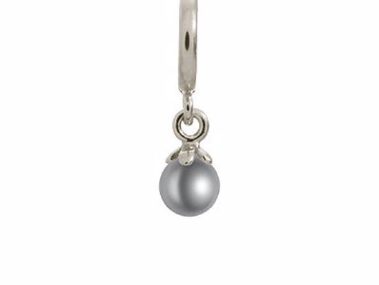 43271-3 Grey Pearl Ball Silver