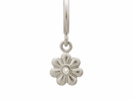 43302-1 White Flower Dream Dot Silver