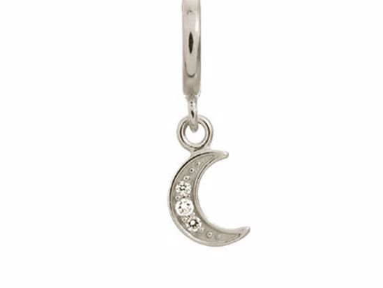 43303-1 White Moon Shine Drop Silver