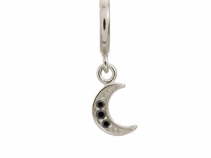 43303-2 Black Moon Shine Drop Silver