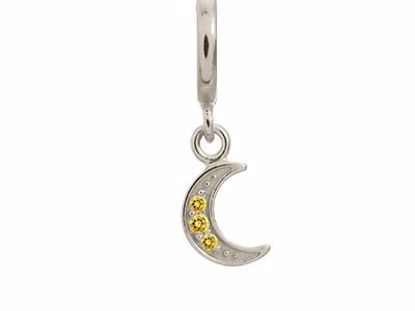 43303-5 Citrine Moon Shine Drop Silver