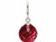 43352-9 Garnet Love Drop Silver