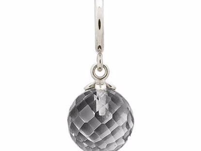 43352-10 Grey Love Drop Silver