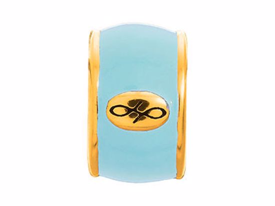 52100-5 Sky Blue Endless Enamel Gold