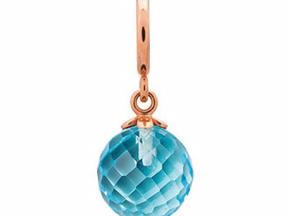 63451-2 Sky Blue Love Drop Rose Gold