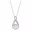 val20142d Diamond Tear Drop Pendant