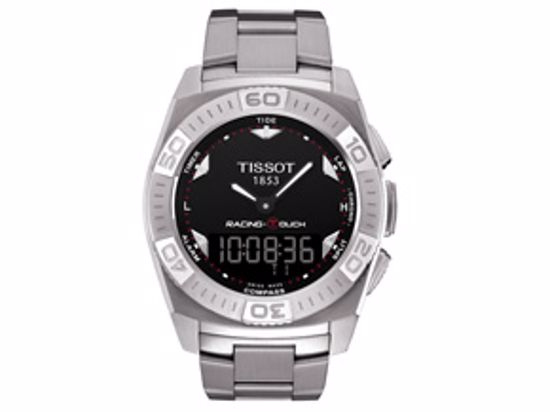 T0025201105100 Racing-Touch Men's Black Quartz Classic Watch