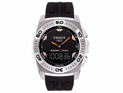 T0025201705102 Racing-Touch Men's Black Quartz Classic Watch