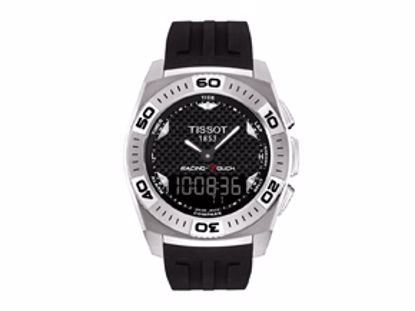 T0025201720101 Racing-Touch Men's Black Carbon Quartz Classic Watch