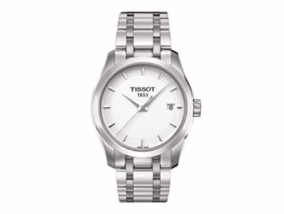 T0352101101100 Couturier Ladies White Quartz watch