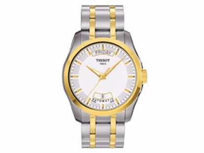 T0354072201100 Couturier Men's Automatic Two Tone White Trend Watch