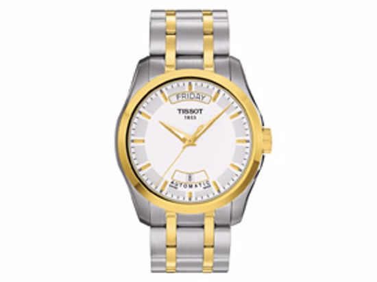 T0354072201100 Couturier Men's Automatic Two Tone White Trend Watch