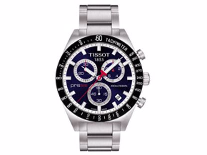 T0444172104100 PRS516 Men's Blue Quartz Chronograph Sport Watch