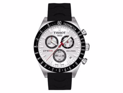 T0444172703100 PRS516 Men's Silver Quartz Chronograph Sport Watch