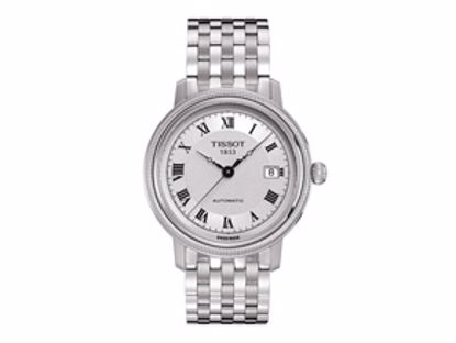 T0454071103300 Bridgeport Men's Silver Automatic Chronograph Steel Watch