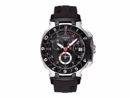 T0484172705100 T-Race Moto GP Men's Black Quartz T-Sport Watch