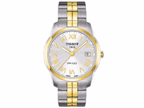 T0494102203301 PR 100 Men?s Two Tone Stainless Steel PVD Watch