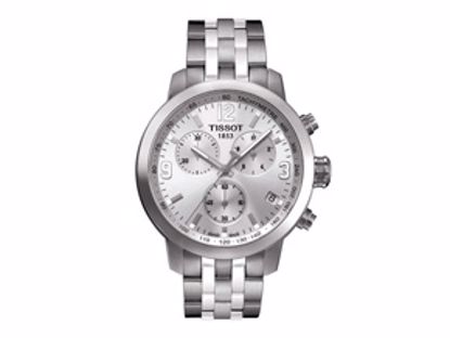 T0554171103700 PRC 200 Men's Silver Chronograph Quartz Sport Watch