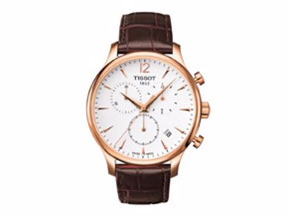 T0636173603700 Tradition Rose Gold PVD Men's Quartz Classic Chronograph Watch