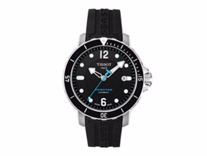 T0664071705700 Seastar Men's Black Automatic Sport watch