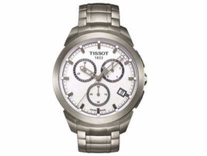 T0694174403100 Titanium Men's Quartz Chronograph Silver Sport Watch