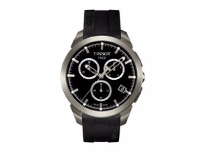 T0694174705100 Titanium Men's Quartz Chronograph Black Sport Watch